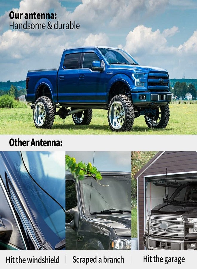 Bingfu Vehicle Short Antenna Mast Car Truck Antenna Replacement for Truck - Image 5
